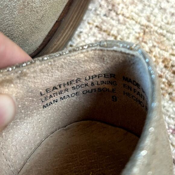 Liendo by Seychelles Anthropologie Shooties Leather Distressed Gold Fall Size 9 - Picture 11 of 14